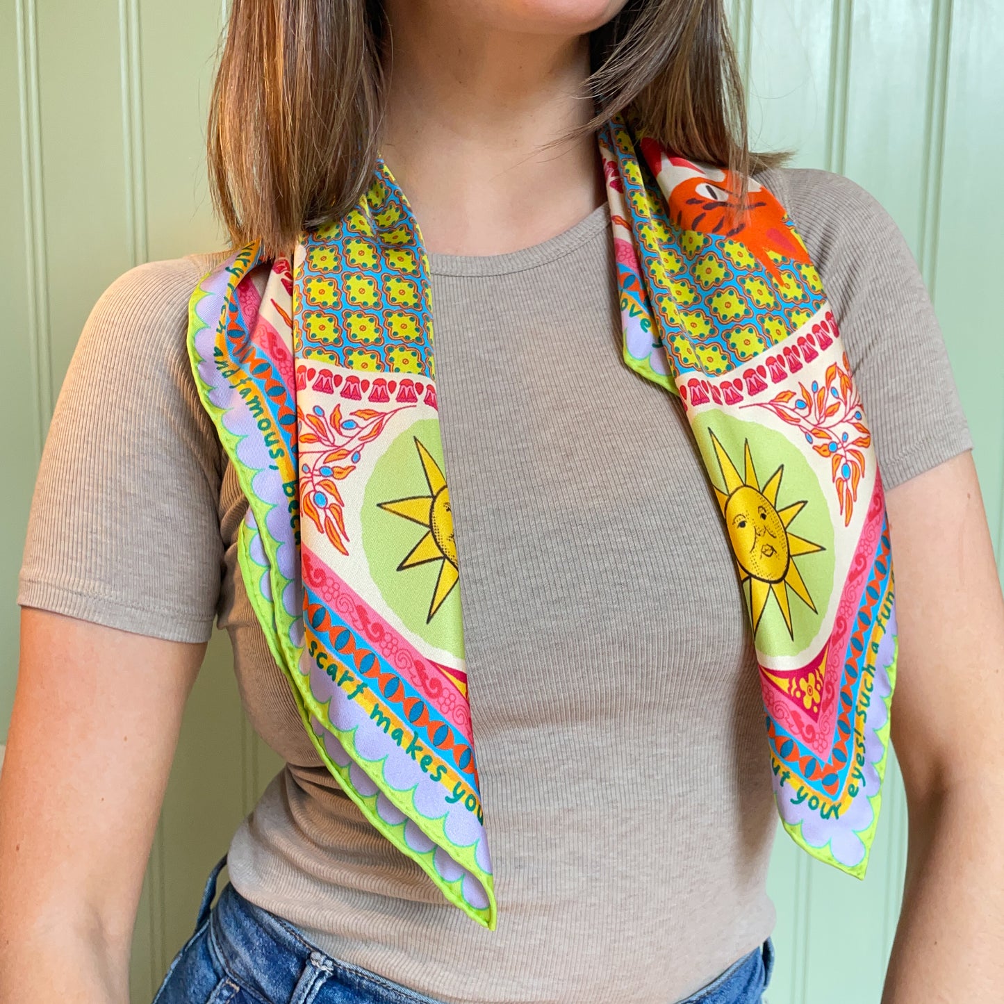 Terrific Tiger Silk Scarf