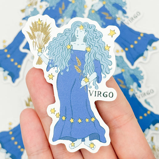 Virgo Compostable Sticker