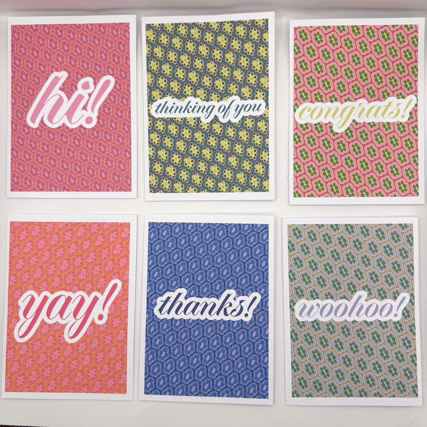 greeting cards sampler 6 pack