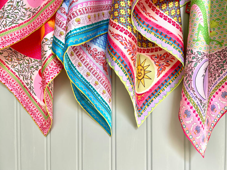 Luxury Silk Scarves Designed in Canada | Little Goat Studio