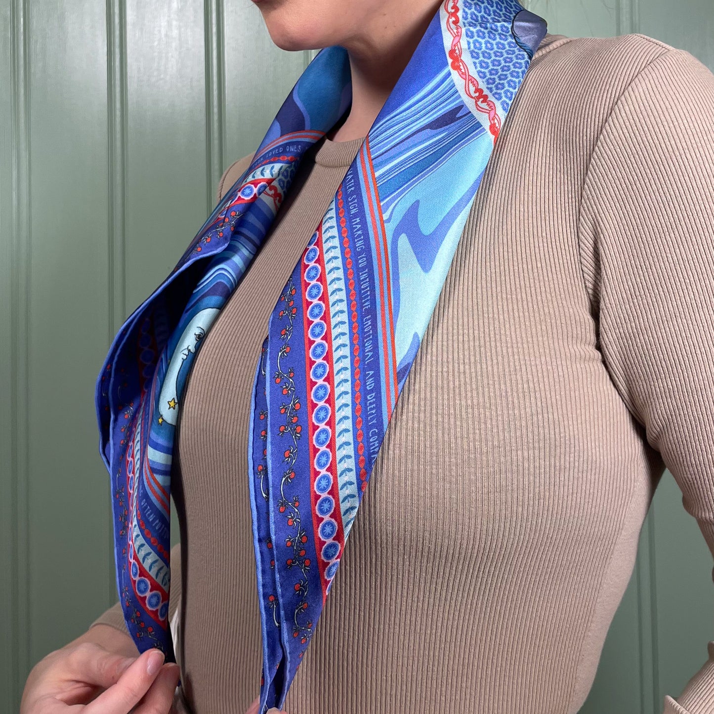 Cancer Silk Scarf