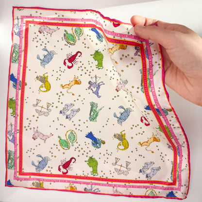 Zodiac Silk Scarf
