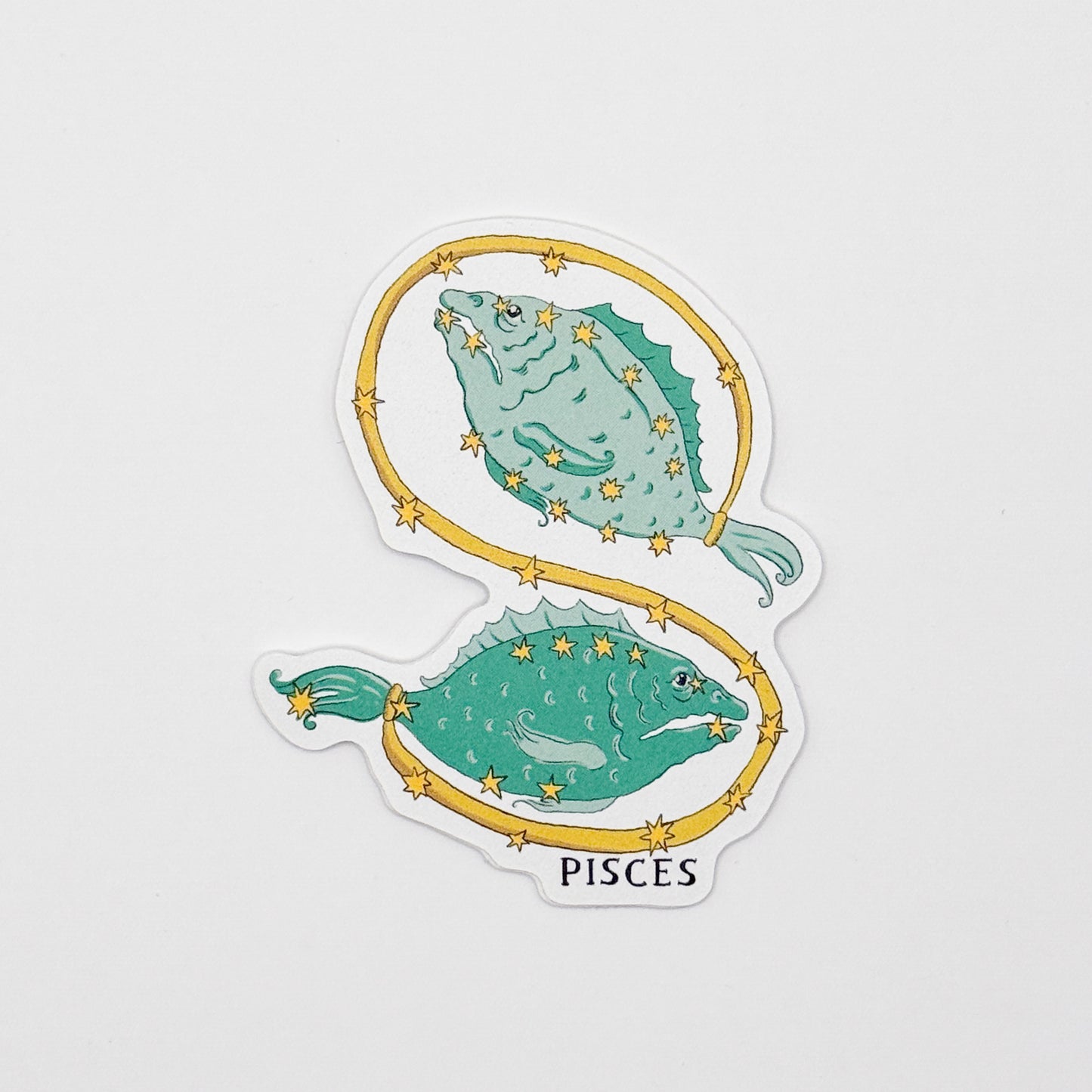 Pisces Compostable Sticker