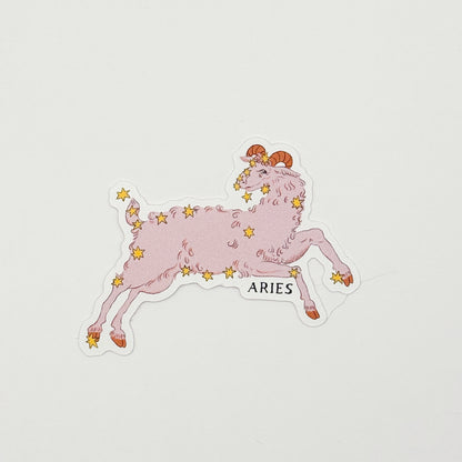 Aries Compostable Sticker