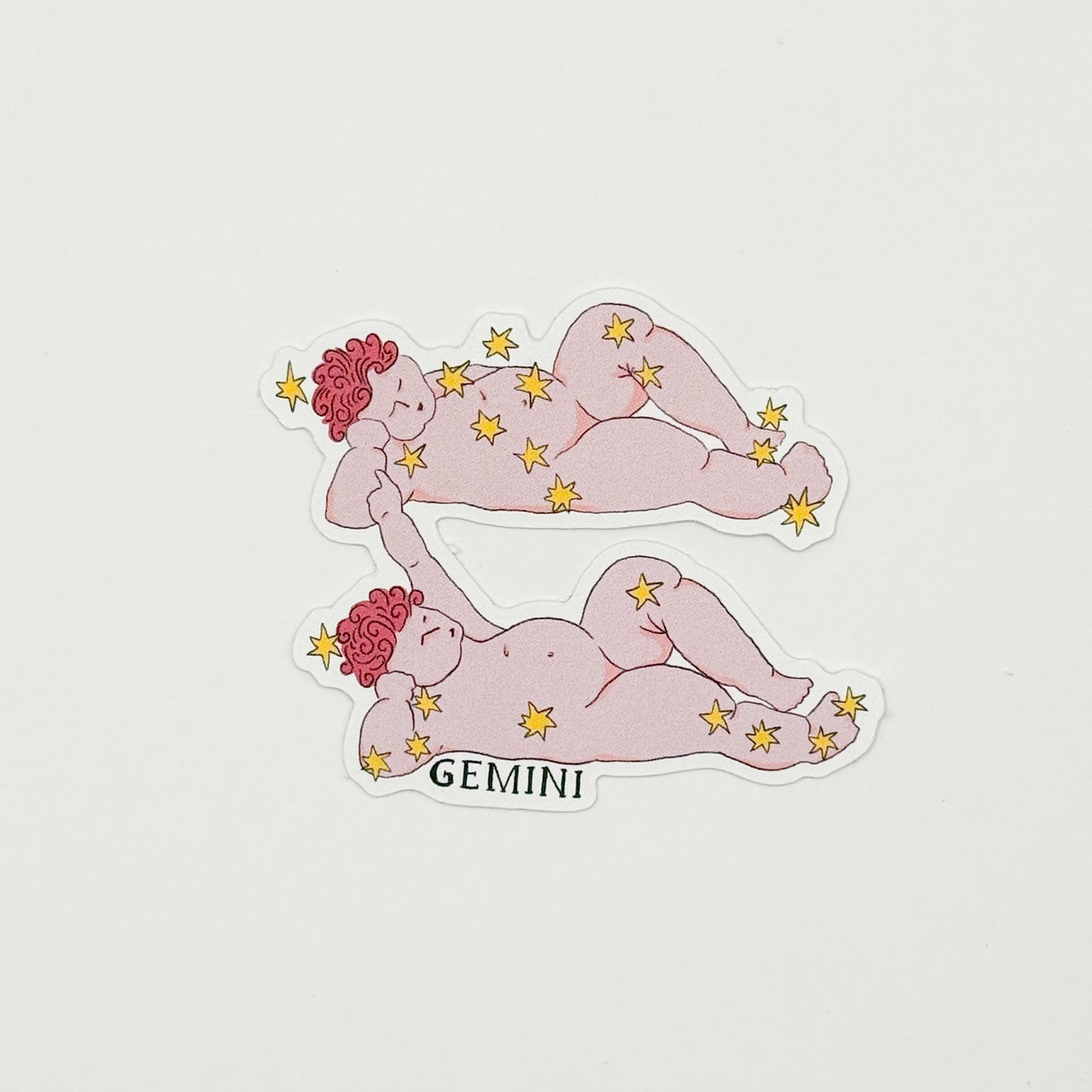 Gemini Compostable Sticker