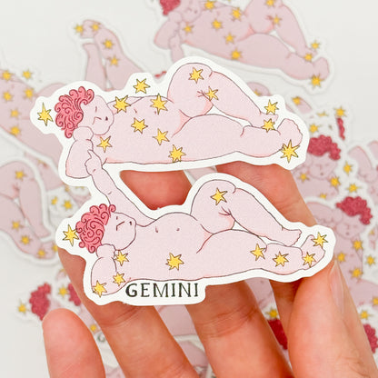 Gemini Compostable Sticker