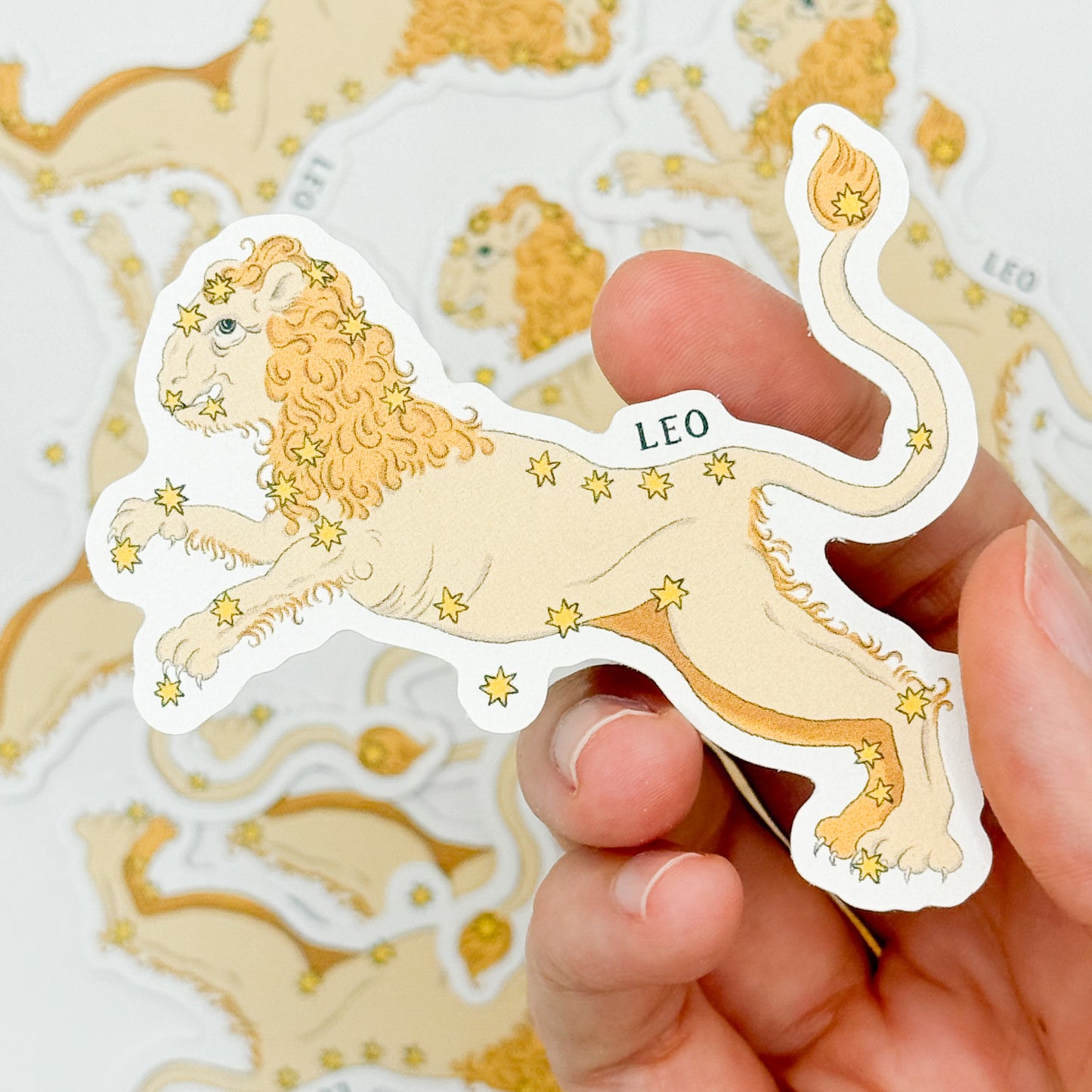 Leo Compostable Sticker