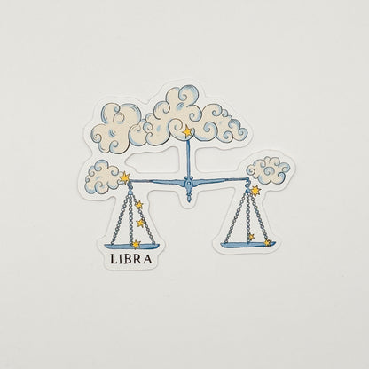Libra Compostable Sticker