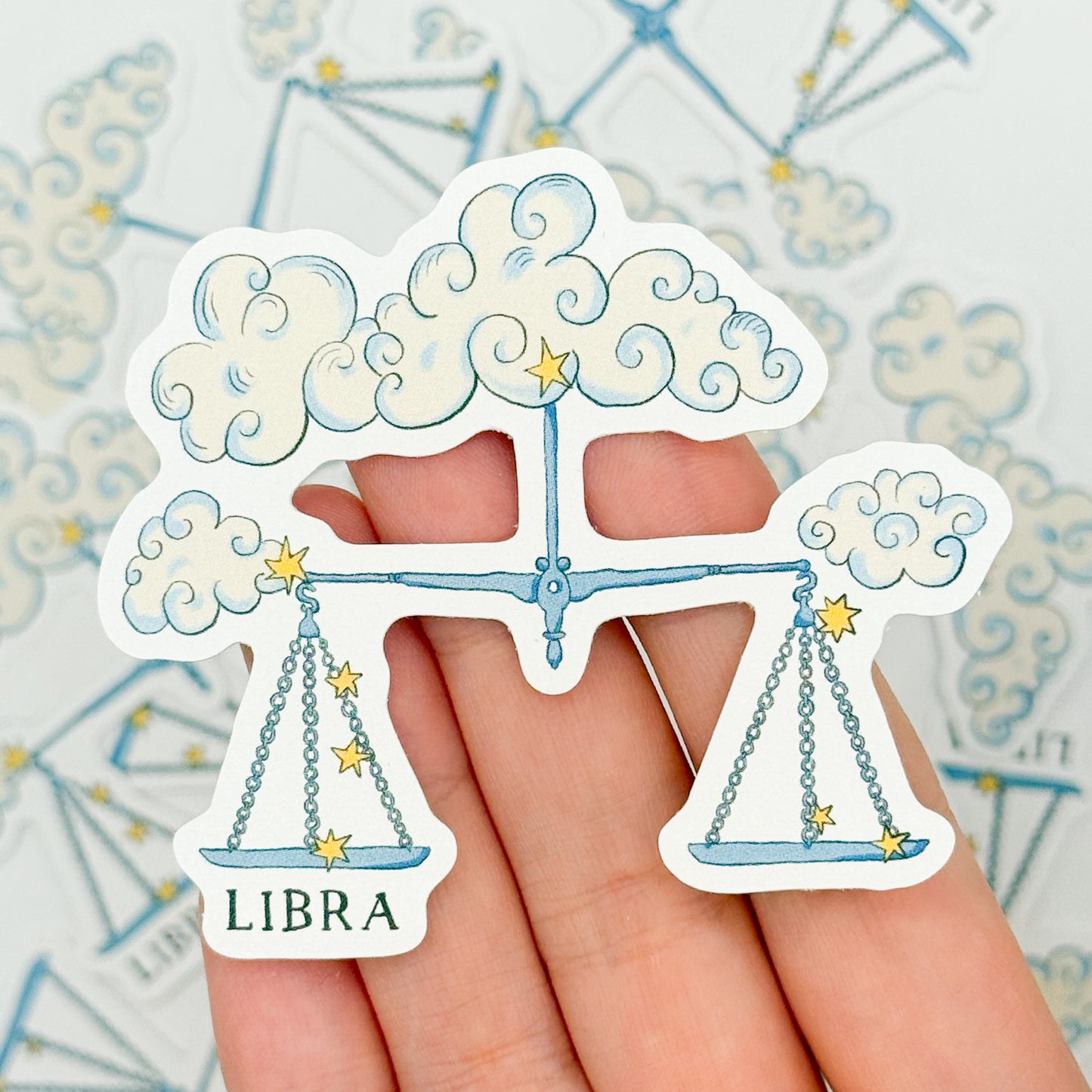 Libra Compostable Sticker