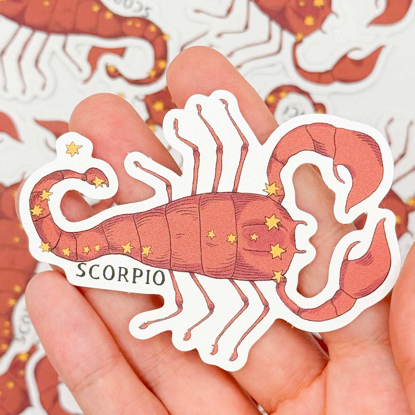 Scorpio Compostable Sticker