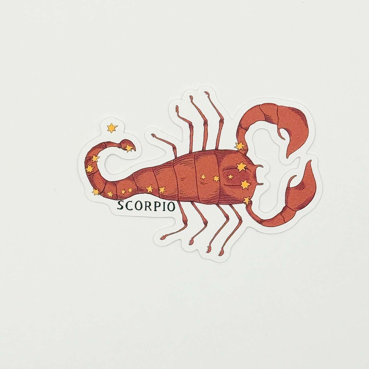 Scorpio Compostable Sticker