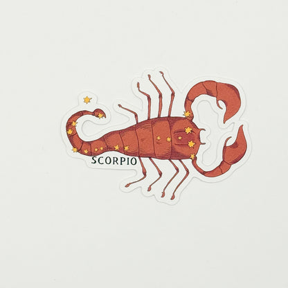Scorpio Compostable Sticker
