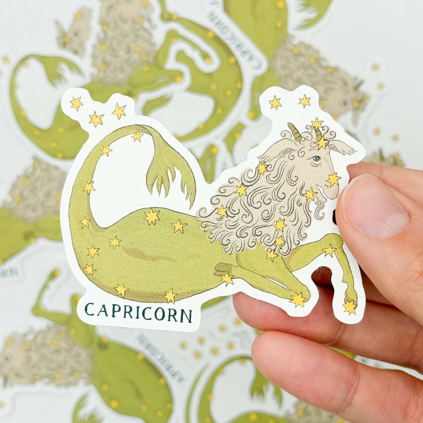 Capricorn Compostable Sticker