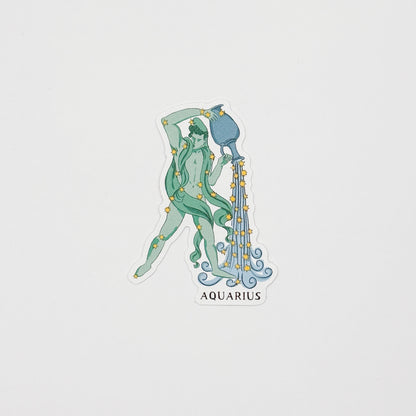 Aquarius Compostable Sticker