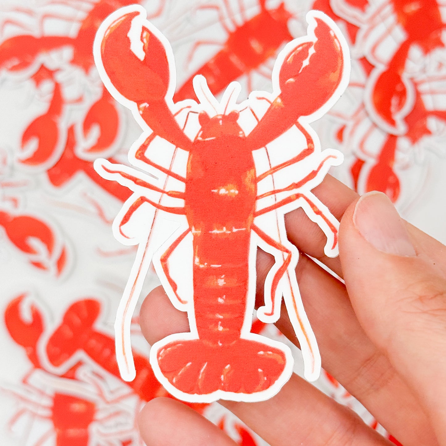 Lucky Lobster Vinyl Sticker