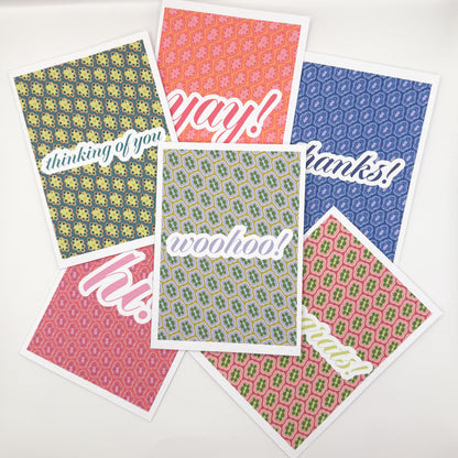 greeting cards sampler 6 pack