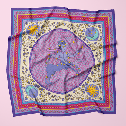 Sagittarius Silk Scarf