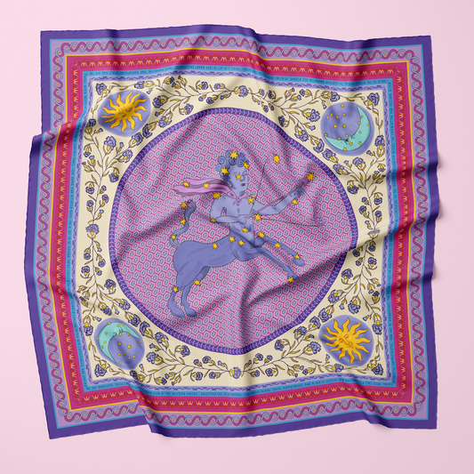 Sagittarius Silk Scarf