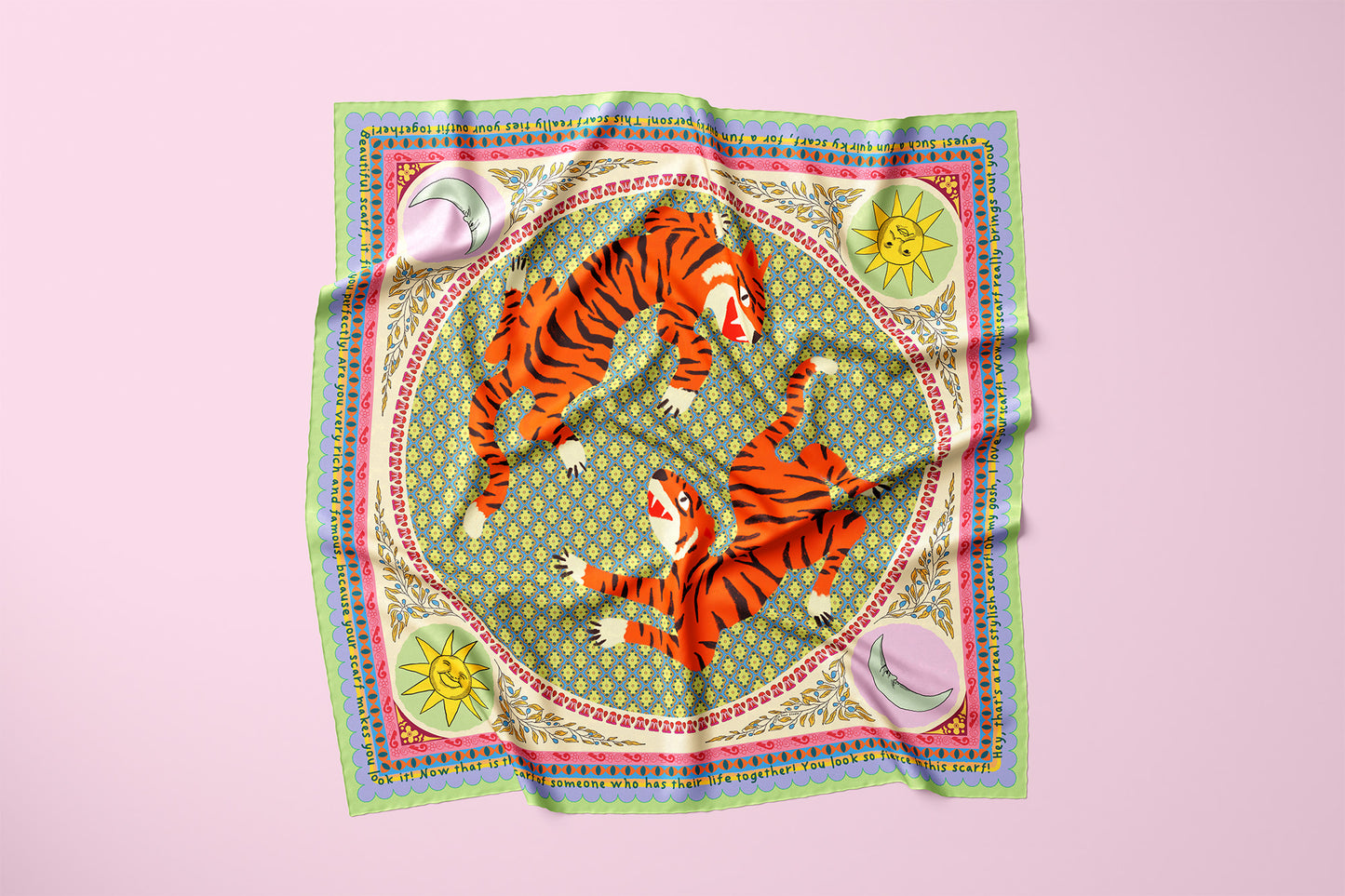 Terrific Tiger Silk Scarf