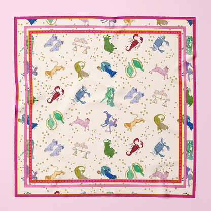 Zodiac Silk Scarf